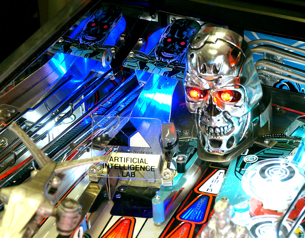 Terminator 2 Pinball Machine - Left Ramp